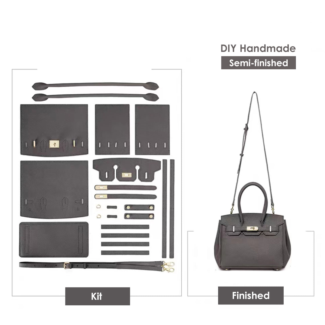 G8activist® Top Grain Leather Platinum Bag DIY Kit - Image 16