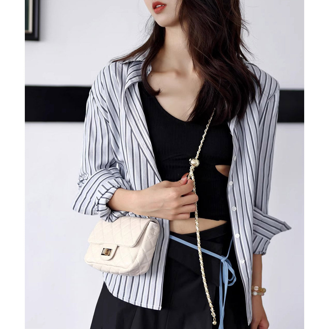 G8activist® Top Grain Leather Small Quilted Chain Bag DIY Kit - Image 10