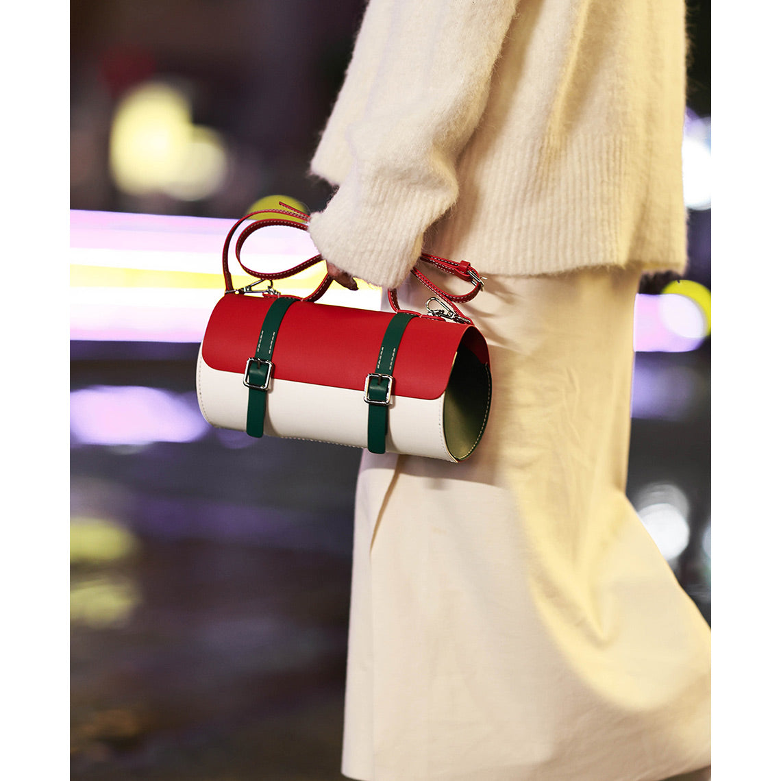 G8activist® Leather Cylinder Satchel Top Handle Bag DIY Kit - Image 4