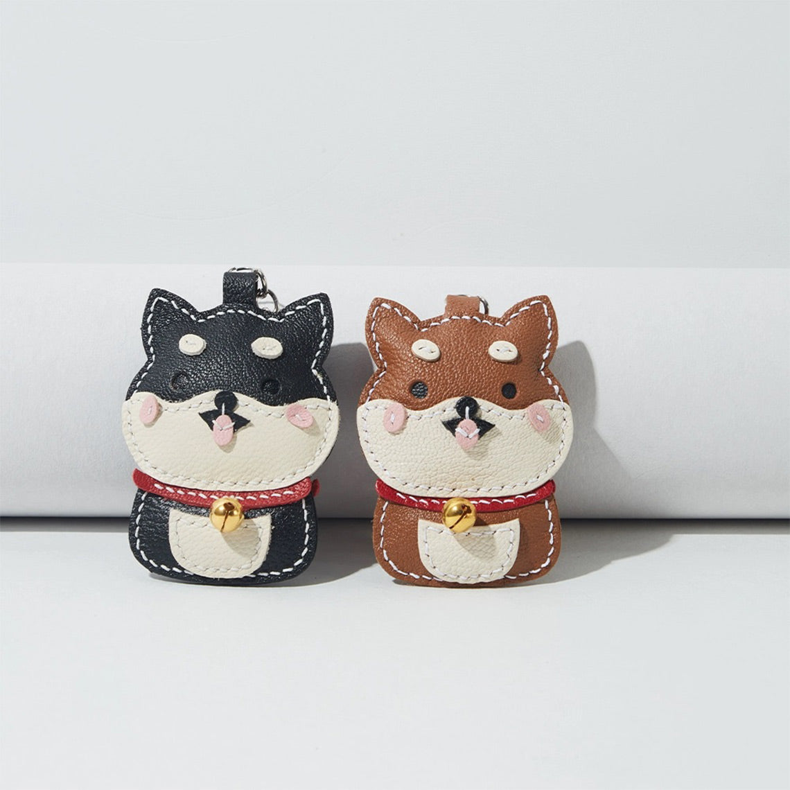 G8activist® Sheep Leather Shiba Inu Dog Keychain DIY Kit - Image 3