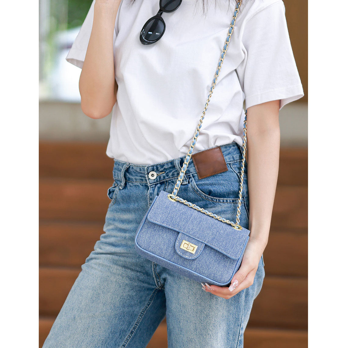 G8activist® Leather Denim Small Chain Bag DIY Kits - Image 5