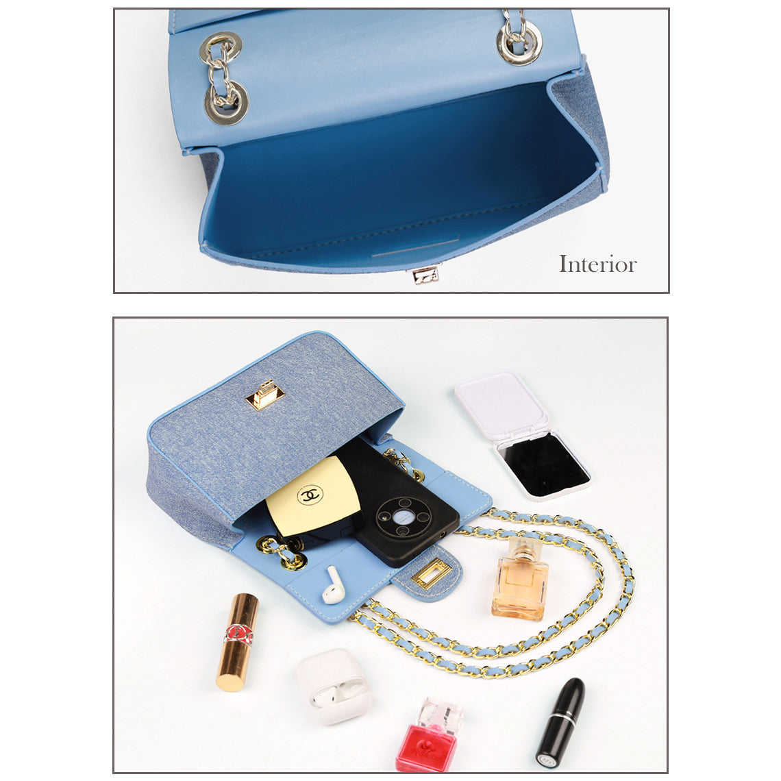 G8activist® Leather Denim Small Chain Bag DIY Kits - Image 8