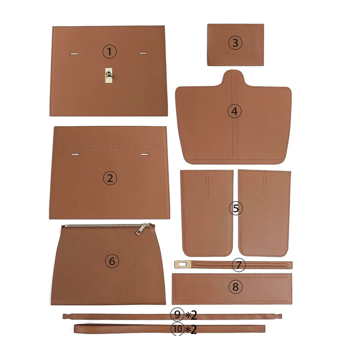 G8activist® Leather Supple Large Tote Bag DIY Kit - Image 3