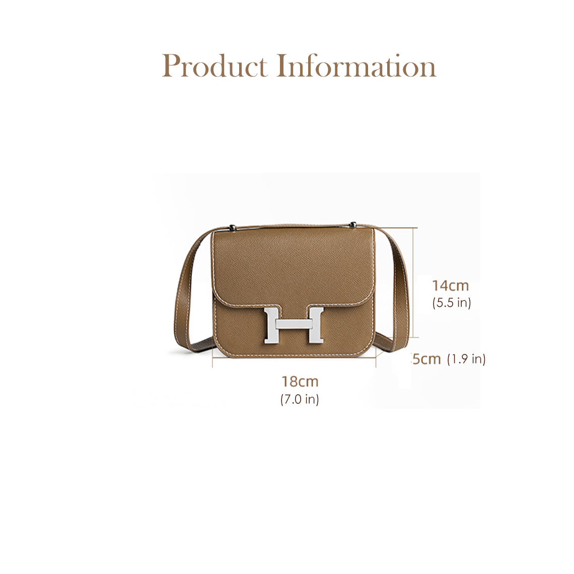 G8activist® Leather Square Tofu Crossbody Konstance Bag DIY Kit - Image 5