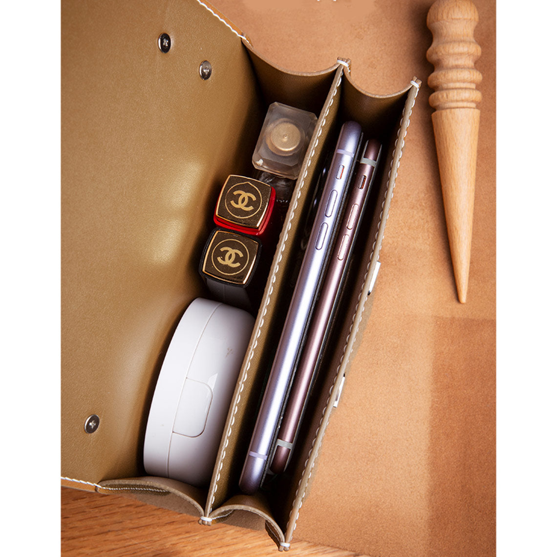 G8activist® Leather Square Tofu Crossbody Konstance Bag DIY Kit - Image 7