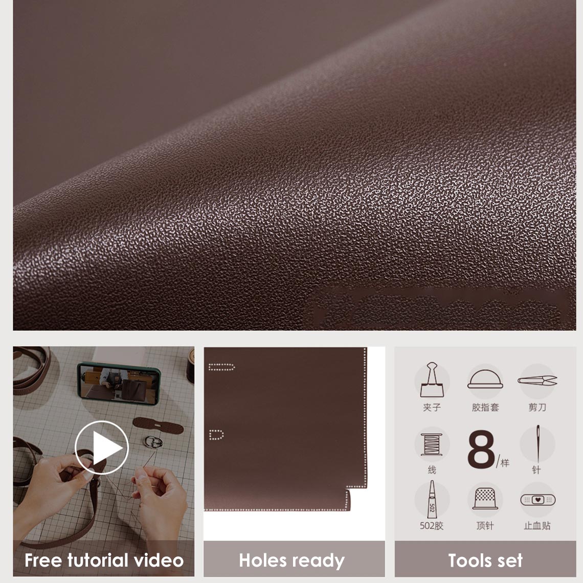 G8activist® Leather Totes Bag DIY Kit - Image 3