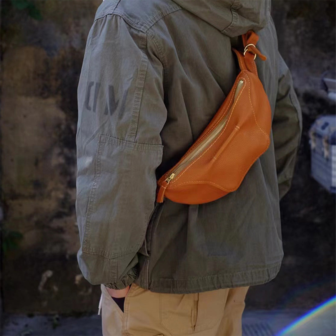 G8activist® Full Grain Leather Fanny Pack Waist Bag DIY Kit