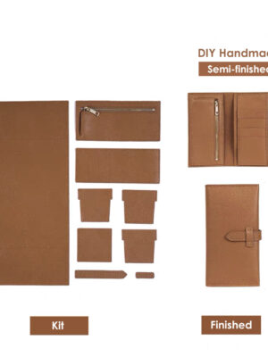 G8activist® Leather Slim Strap Bi-fold Bearn Wallet DIY Kit